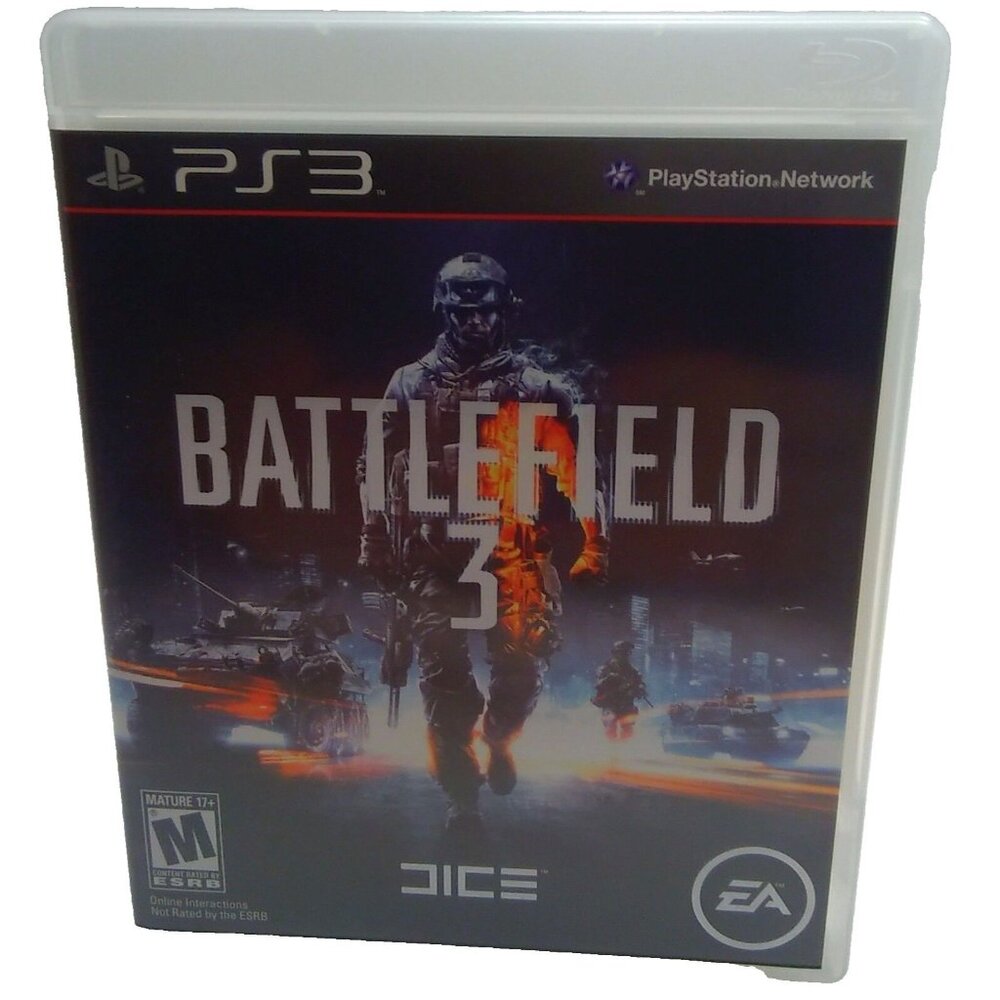 Battlefield 3 Sony PlayStation 3, 2011 Video Game with Manual